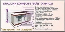 Ортопедический матрас БелСон Классик Комфорт Лайт К-04-02
